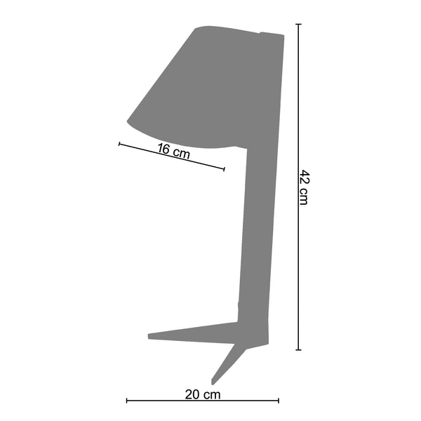 <transcy>Candeeiro de Escritório BILEZA  20cm - 1 Luz </transcy>