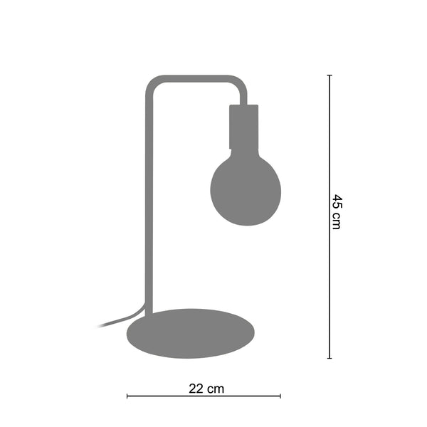 Lampe a poser NORWICH 22cm - 1 Lumière