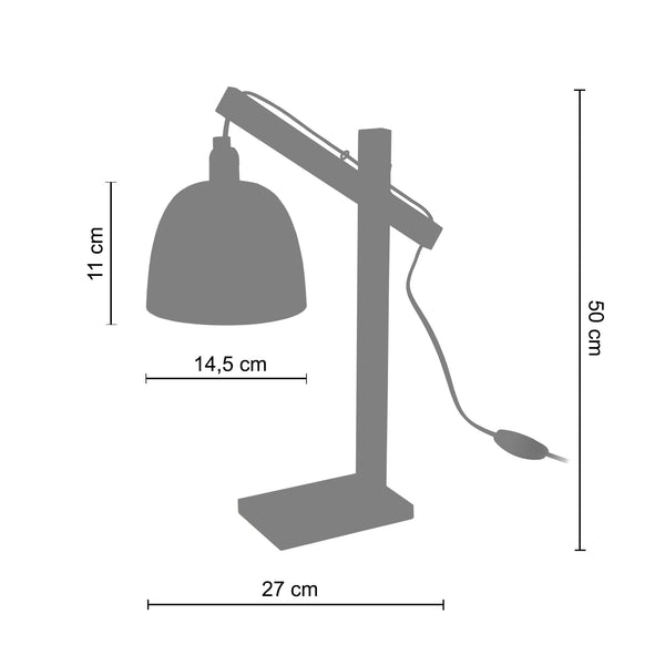 Lampe a poser ENKEL 27cm - 1 Lumière