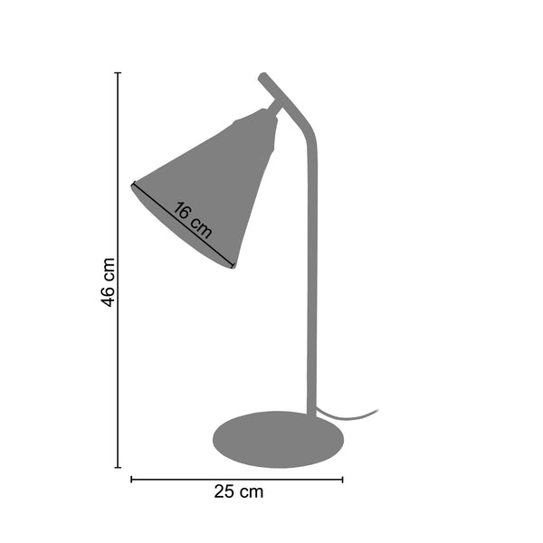 <tc>Candeeiro de mesa HARRI  18cm - 1 Luz </tc>