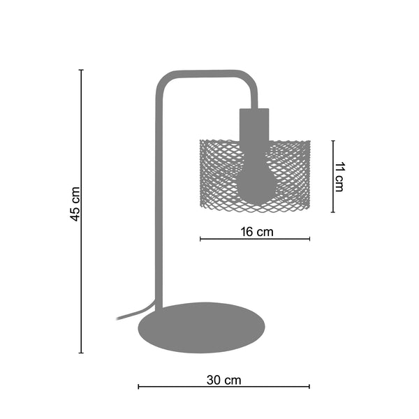 <transcy>Candeeiro de Escritório ADONIS  30cm - 1 Luz (90395)</transcy>