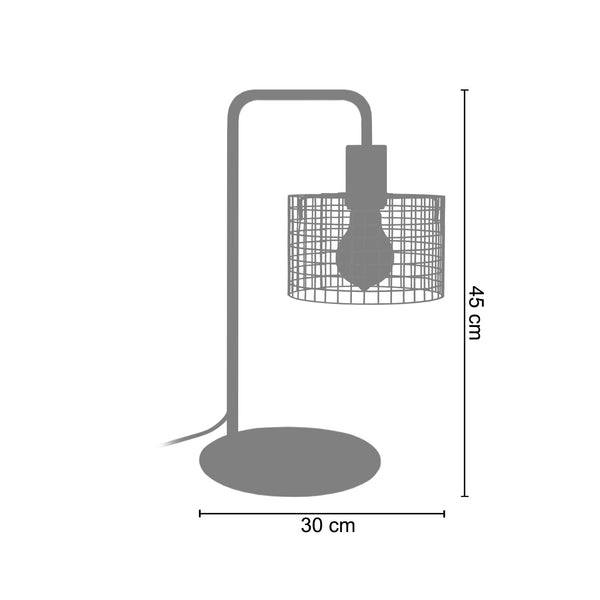 <tc>Candeeiro de Mesa NOIRON  42cm - 1 Luz</tc>