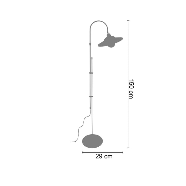 <tc>Candeeiro Pé Alto SAINT-MALO 29cm - 1 Luz</tc>