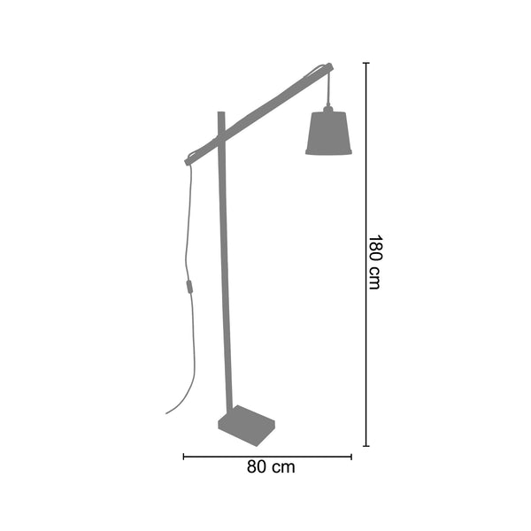 <transcy>Candeeiro Pé Alto PILORI FACTORY  80cm - 1 Luz - SKU 95251</transcy>