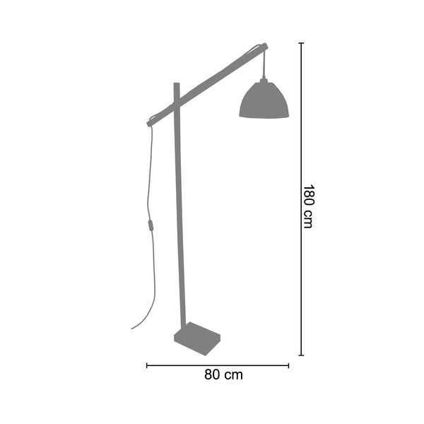 <transcy>Candeeiro Pé Alto PILORI CELICA  80cm - 1 Luz - SKU 95255</transcy>