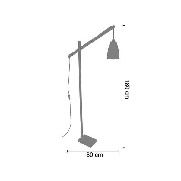 <transcy>Candeeiro Pé Alto PILORI LARSEN  80cm - 1 Luz - SKU 95262</transcy>