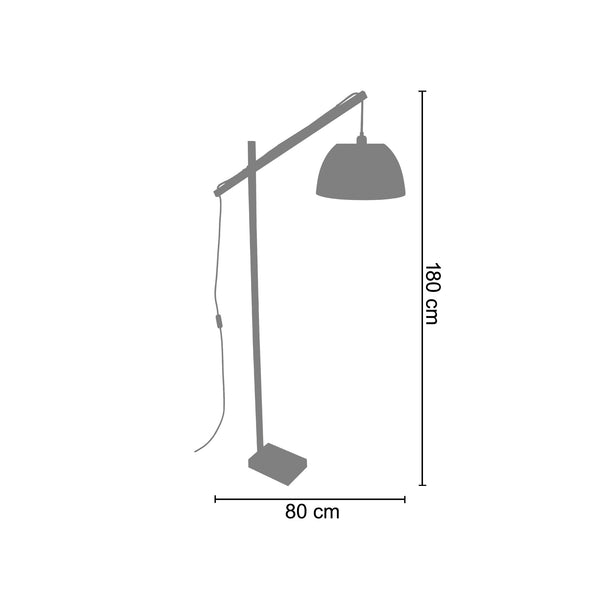 <transcy>Candeeiro Pé Alto PILORI PLEXI  80cm - 1 Luz - SKU 95271</transcy>