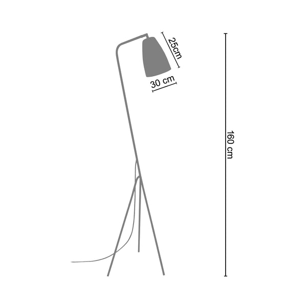 Lampadaire OLOF 30cm - 1 Lumière