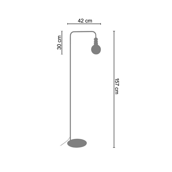 Lampadaire NORWICH 42cm - 1 Lumière