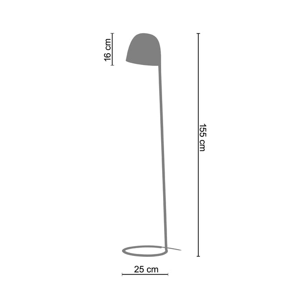 Lampadaire QUOKKA 25cm - 1 Lumière