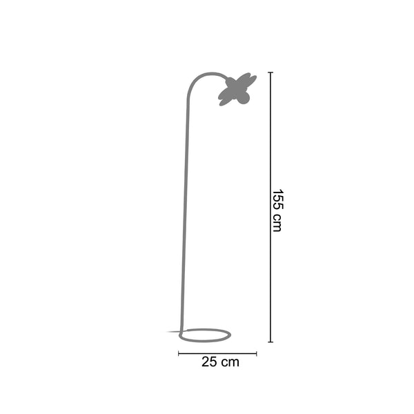 <tc>Candeeiro Pé Alto PIVOINE 25cm - 1 Luz  </tc>