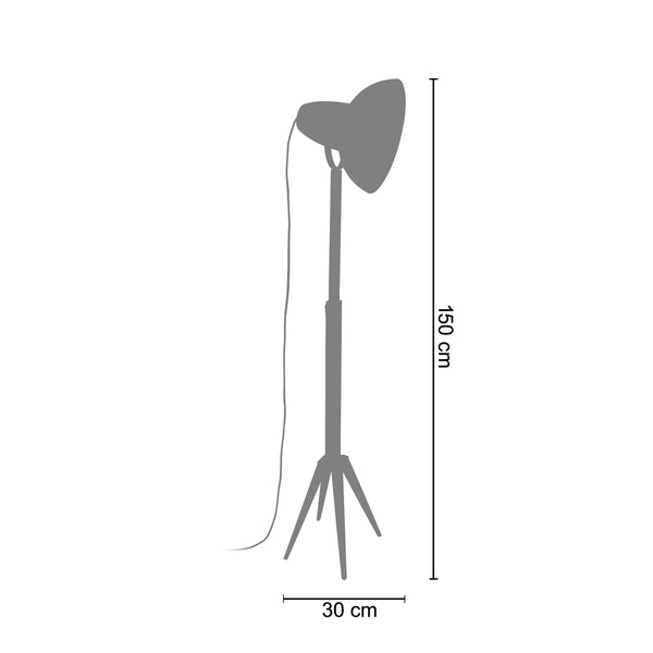 <transcy>Candeeiro Pé Alto AQUITAINE  30cm - 1 Luz</transcy>