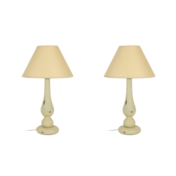 <tc>Candeeiro de Mesa  CALAIS LT 2 30cm - 1 Luz </tc>