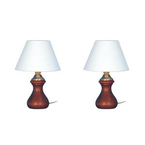 Lampe a poser BOIS MARNIE-LT2 18 cm - 1 Lumière