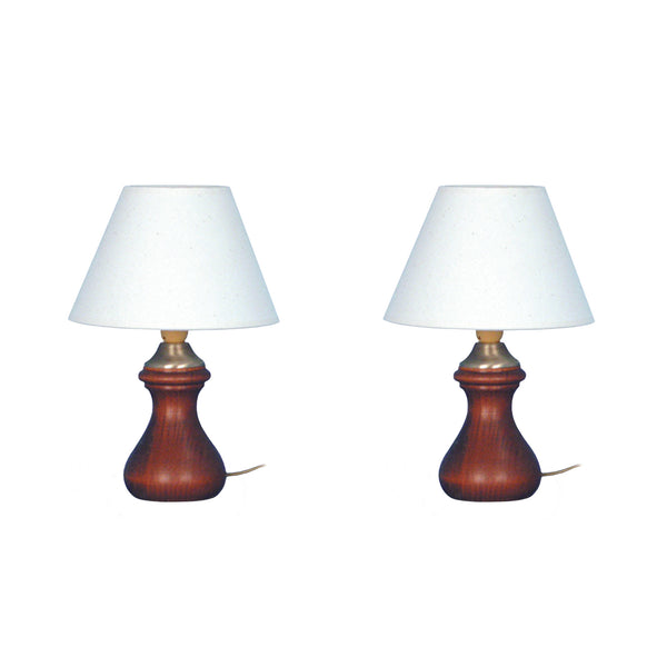 Lampe a poser BOIS MARNIE-LT2 18 cm - 1 Lumière