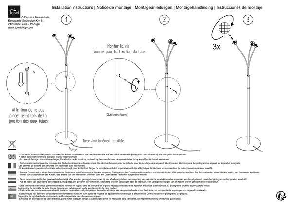 Lampadaires Instructions