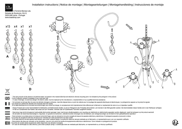 Suspension et plafon Instructions