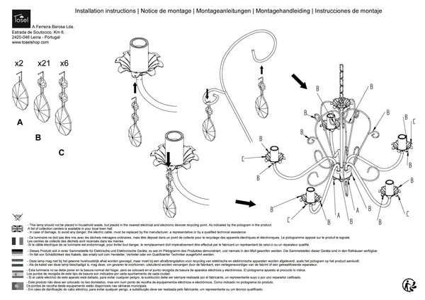 Suspension et plafon Instructions