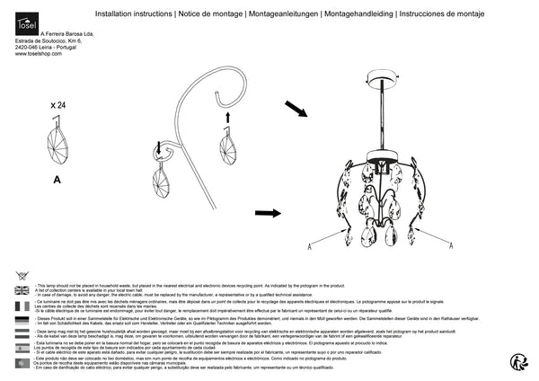 Suspension et plafon Instructions