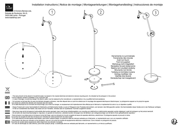 Lampadaires Instructions