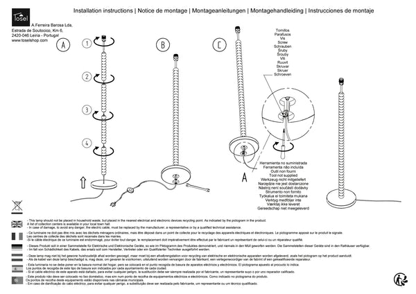 Lampadaires Instructions