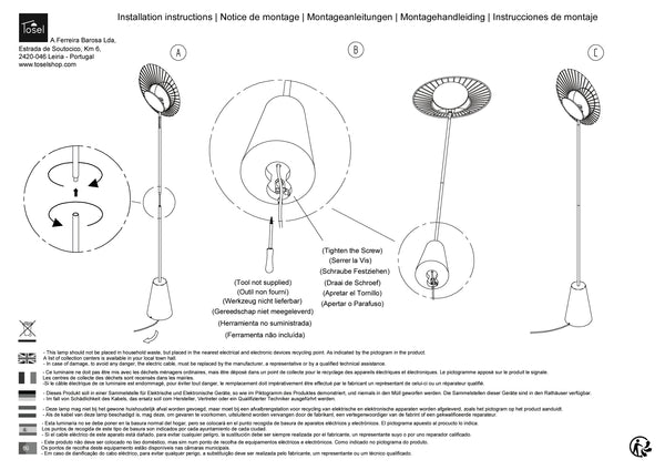 Lampadaires Instructions