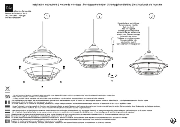 Suspension et plafon Instructions