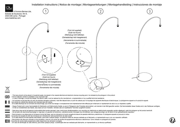 Lampadaires Instructions