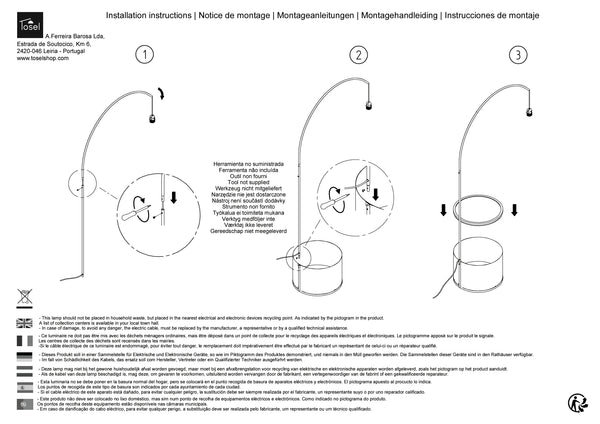 Lampadaires Instructions