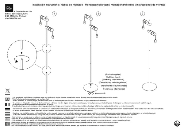 Lampadaires Instructions