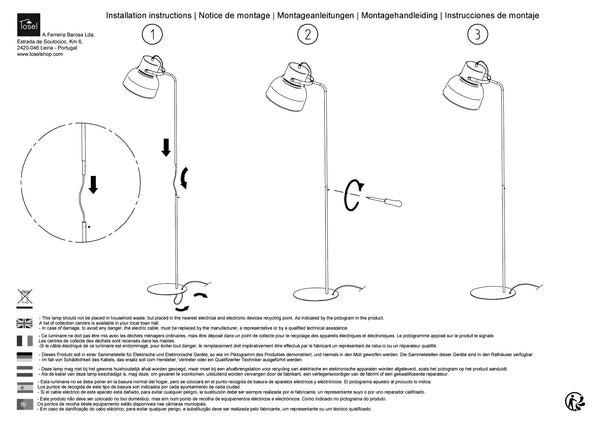 Lampadaires Instructions