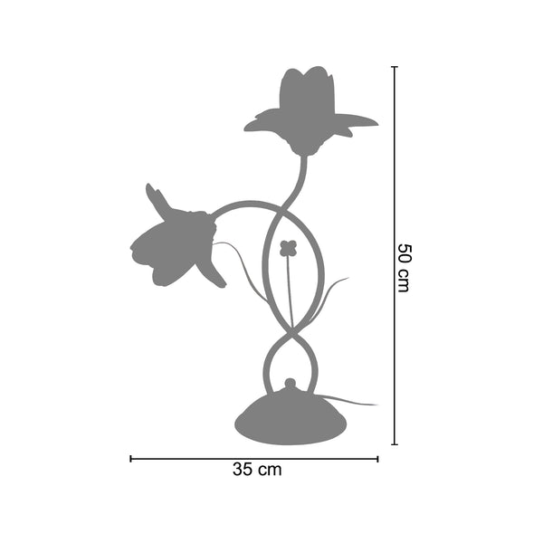 <tc>Candeeiro de Mesa TULIPANO  35cm - 2 Luzes</tc>