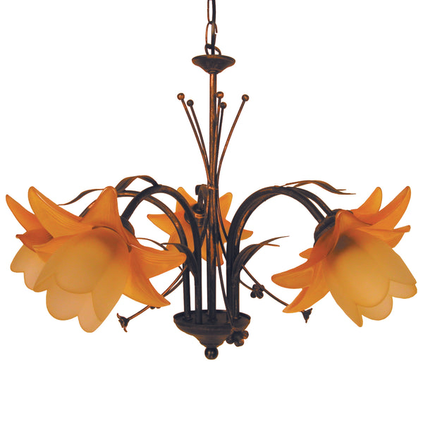 <tc>Candeeiro de Teto TULIPANO  60cm - 5 Luzes </tc>