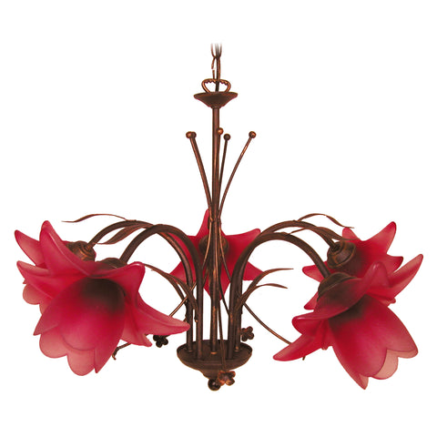 <tc>Candeeiro de Teto TULIPANO  60cm - 5 Luzes </tc>