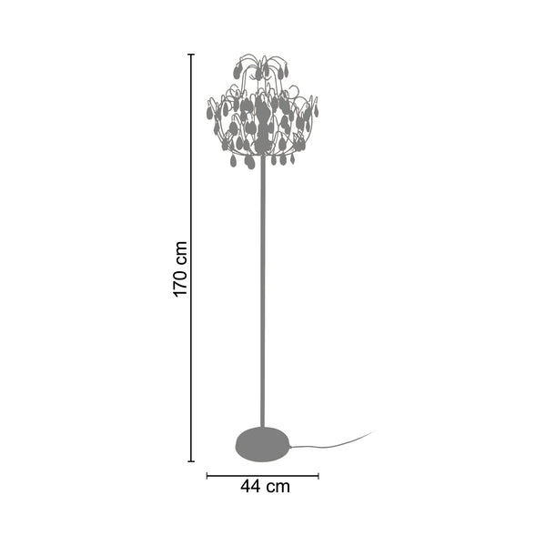 <tc>Candeeiro de pé alto PAMPILLES 44 cm- 1 luz</tc>