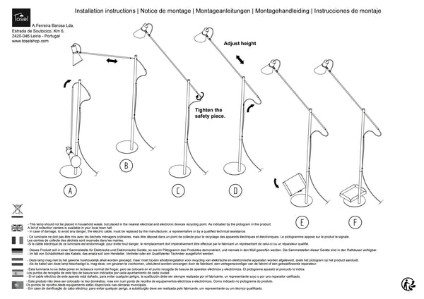 Lampadaires Instructions