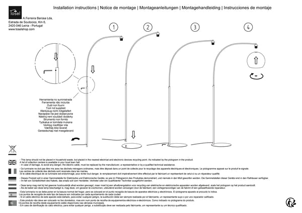 Lampadaires Instructions