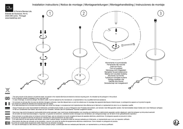 Lampadaires Instructions