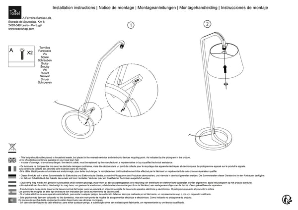 Lampadaires Instructions