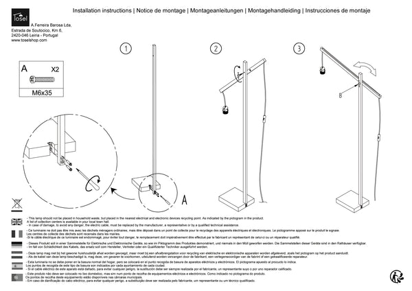 Lampadaires Instructions