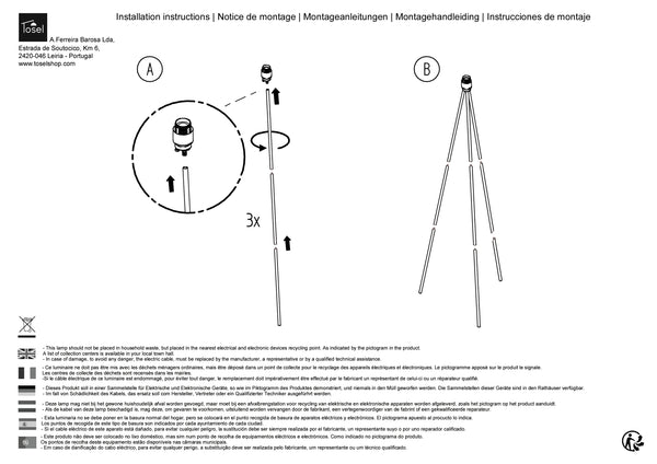 Lampadaires Instructions