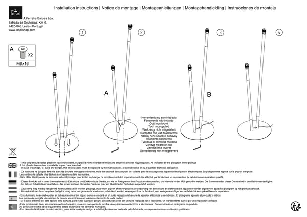 Lampadaires Instructions