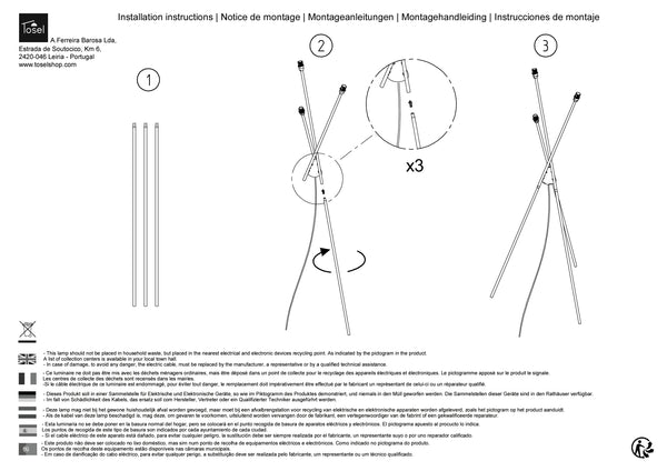 Lampadaires Instructions